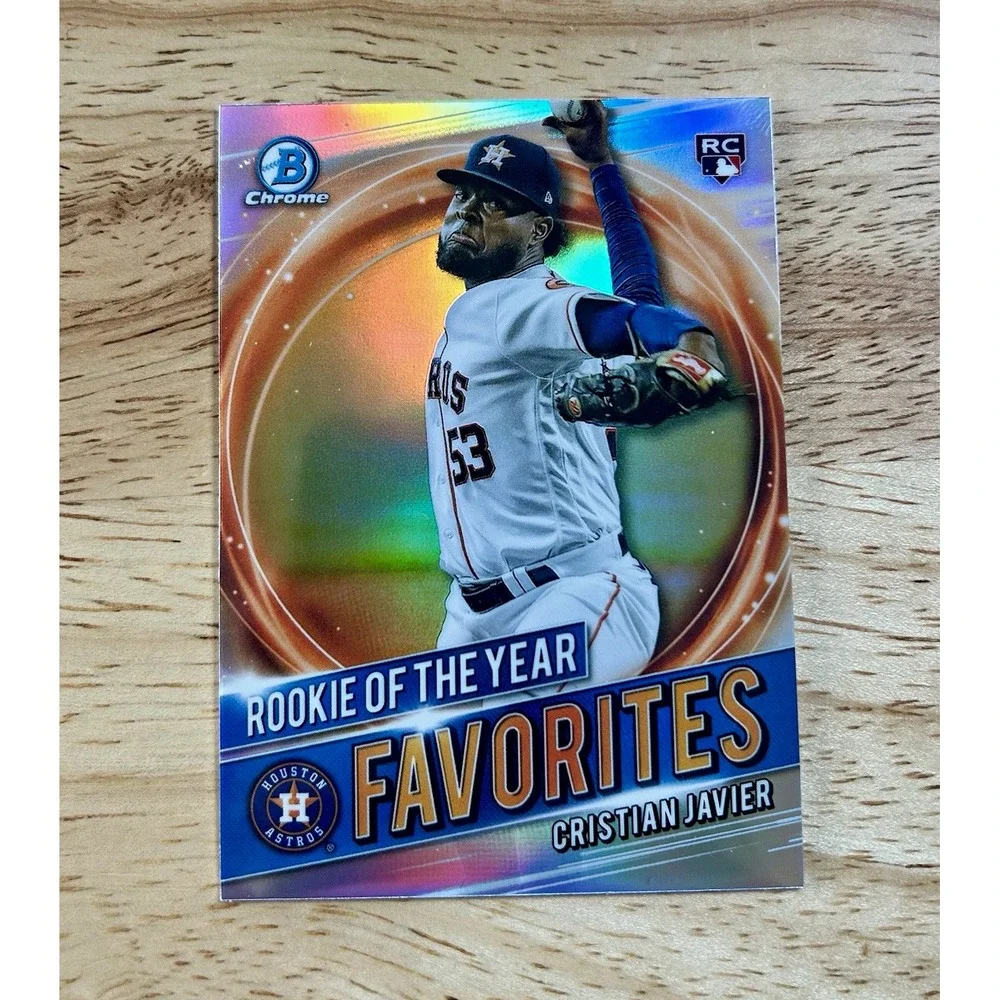 Topps 2021 Bowman Cristian Javier RC Rookie of the Year Favorites #RRY-CJ Astros